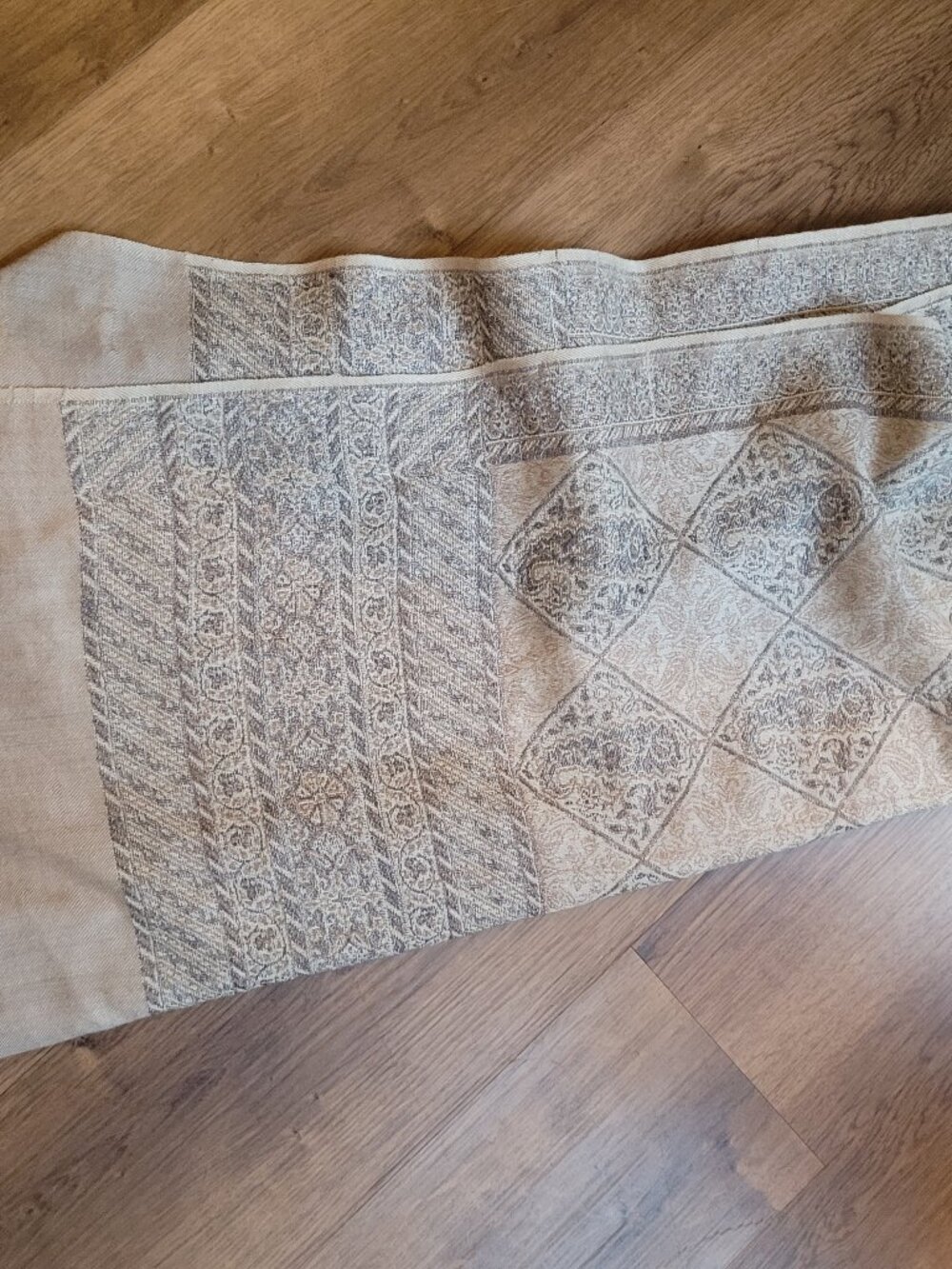 Coming home lands end wool throw neutrals nwot
